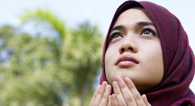 Young Woman Praying